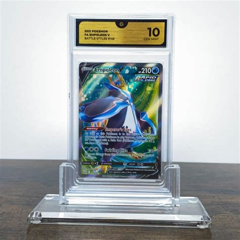 GG 10 Graded Trading Card Empoleon V FA Battle Styles Catawiki