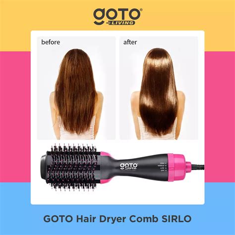 Jual Goto Living Sirlo Sisir Blow Pelurus Curly Pengering Rambut