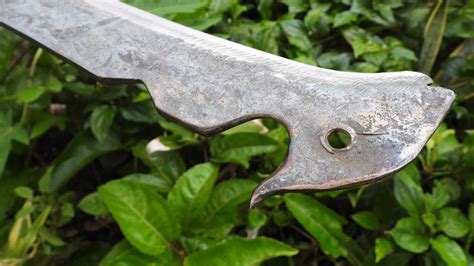 Knife Making Forging A Heavy Sharp Machete Heavy Sharpest Machete