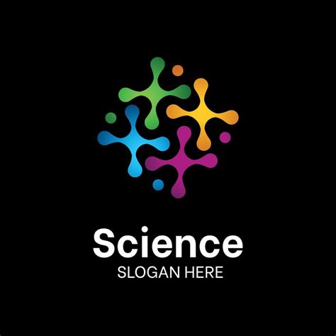 colorful science logo design template 8423710 Vector Art at Vecteezy