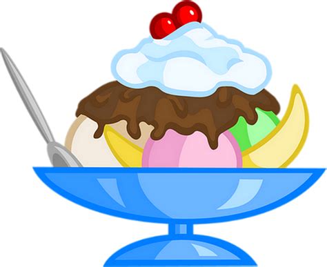 Coupe glacée png transparent dessin Ice cream clipart