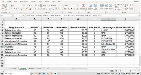 Jasa Data Entry Database Dan Excel Solusi Perumusan Dalam Excel MINAT