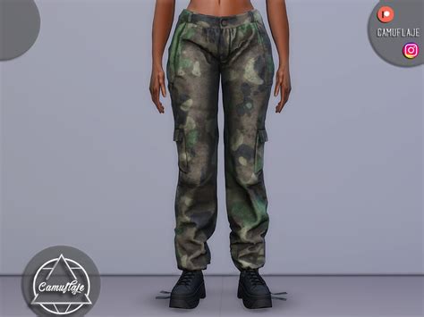 The Sims Resource SET 269 Camouflage Pants