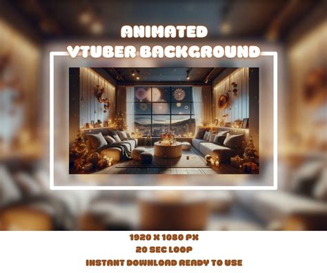 Visual Novel V Tuber Background Animated Background Stream Etsy