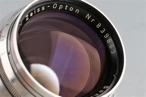 Yahoo Contax Zeiss Opton Sonnar Mm F T Lens