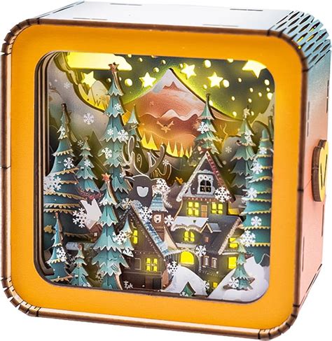 Woodbests D Puzzle Nightlight Beautiful Forest D Wooden Puzzles For