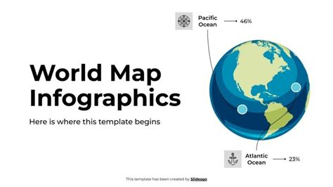 World Map Infographics Template