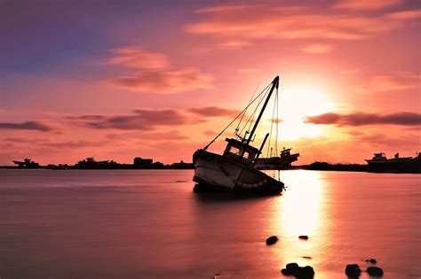 Sunset Fishing Boat Ocean Meat - Free photo on Pixabay - Pixabay