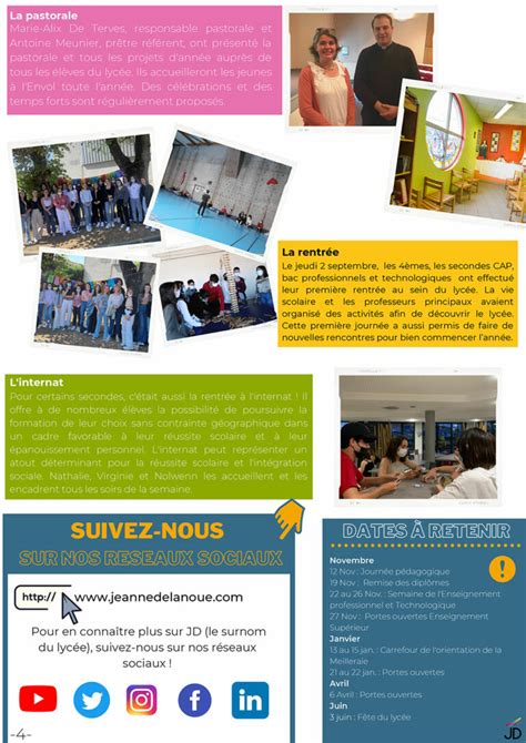 La Newsletter De L Tablissement Jeanne Delanoue Cholet