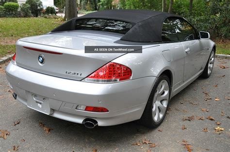 2006 Bmw 650i Sport Convertible 2 Door 4 8l