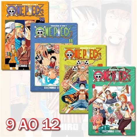 One Piece 9 Ao 12 Edição 3 Em 1 Mangá Panini Novo E Lacrado