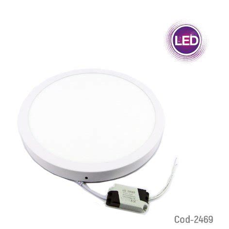 Foco LED Panel Sobrepuesto De 24 Watt Luz Blanca En Caja Por Mayor Sku