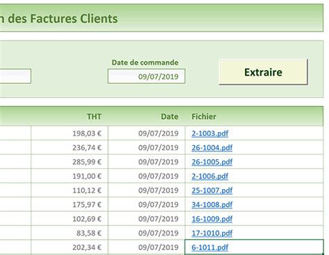 G Rer Les Factures Archiv Es En Vba Excel