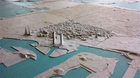 1:10,000 Scale Model of Bahrain - 3D Printed