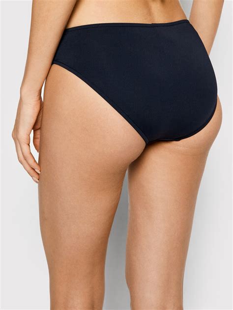 Seafolly Dół od bikini Twist Band 44320 942 Granatowy Modivo pl