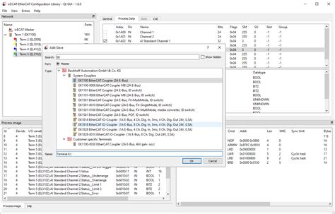 Library for EtherCAT Master Configuration • EtherCAT Configurator | IBV