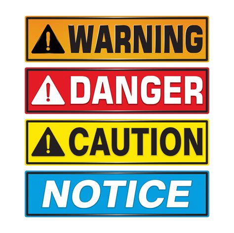 types  warning symbols  eva hugo blog