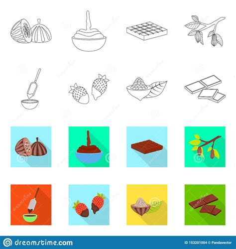 Illustration De Vecteur De Nourriture Et De Signe D Licieux Collection