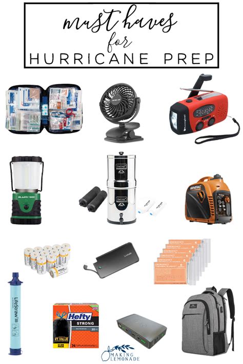 Hurricane Preparation Tips Must Have Emergency Preparedness Kit Artofit