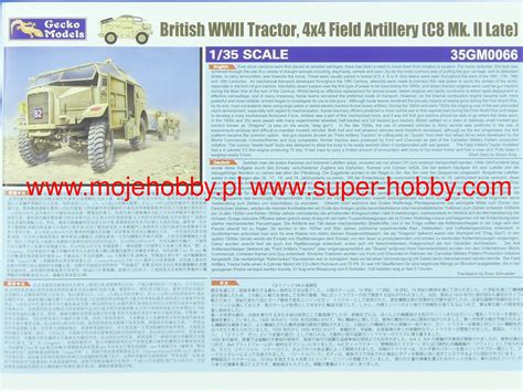 British Wwii Tractor X Field Artillery Morris C Mk Ii Late Gecko