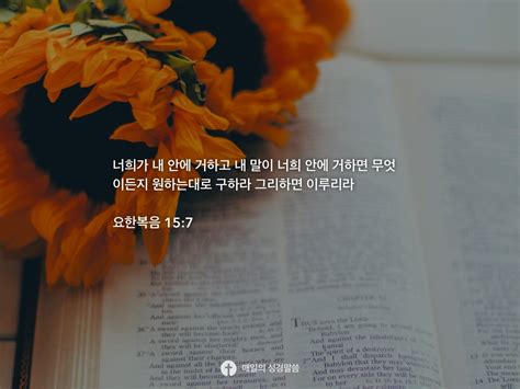 요한복음 157 Daily Bible Inspirations