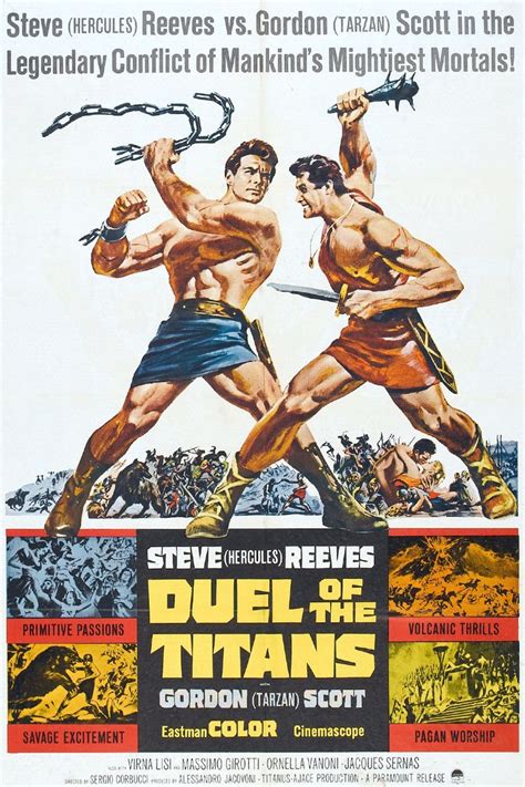 Duel Of The Titans 1961 Romolo E Remo Original Title Stars Steve