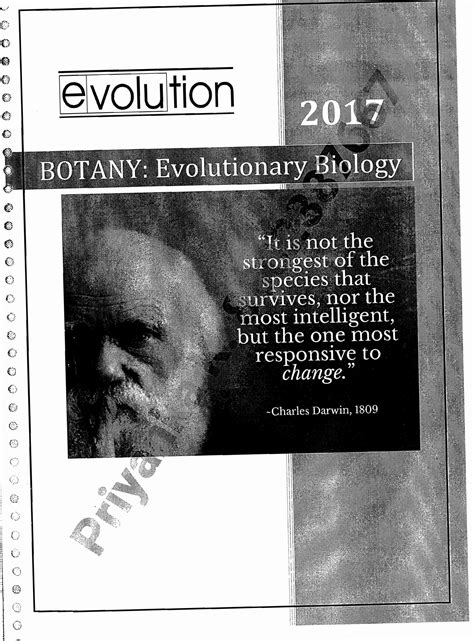 SOLUTION: Evolutionary biology upsc pdf - Studypool 