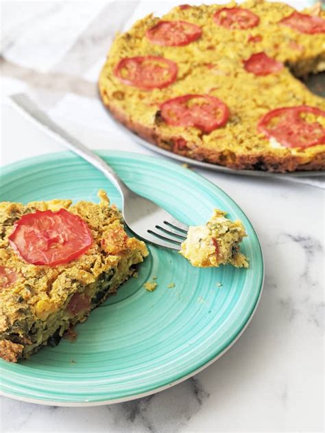 Baked Chickpea Flour Frittata Vegan Frittata Recipe Health My Lifestyle