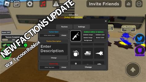 NEW FACTIONS UPDATE In War Tycoon Roblox YouTube