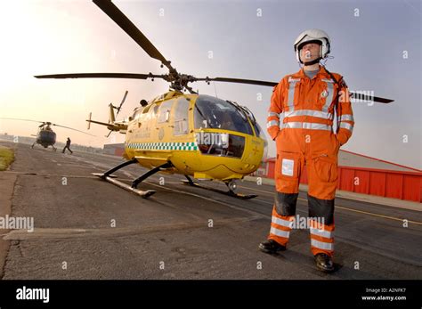 East Anglian Air Ambulance Stock Photo Alamy