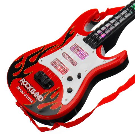 4 String Music Electric Guitar Childrens Musical Instrument Childrens Toy