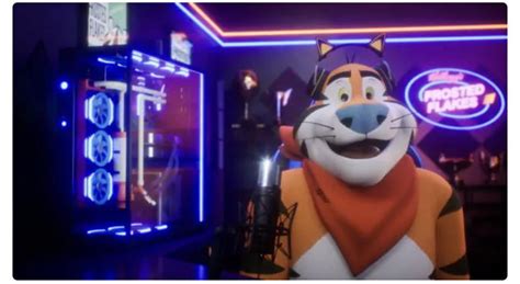 Tony the Tiger, mascot of sugary Frosted Flakes, has no teeth : r/Irony