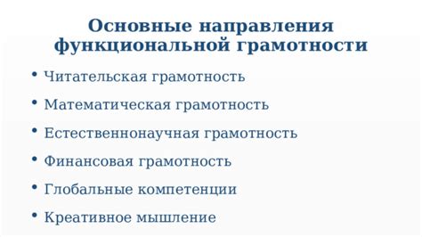 Презентация по теме: «Формирование функциональной грамотности на уроках ...