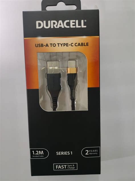 Duracell Type C Charging Cable Sl1 Du021 Rs220 Lt Online Store