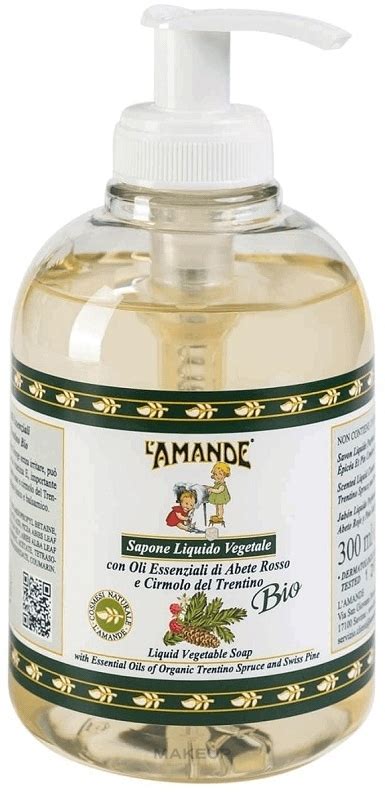 L Amande Marseille Abete Rosso E Cirmolo Del Trentino Liquid Soap