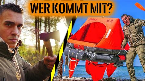 Rettungsinsel Wer Kommt Mit L Axtwerfen Am Xxl Shelter Survival