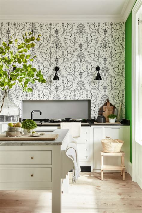 22 kitchen wallpaper ideas – modern designs to update your cooking ...