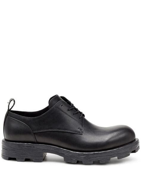 Diesel D Hammer Leather Derby Shoes Black Farfetch