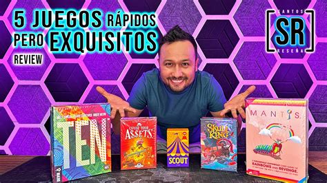 5 JUEGOS DE MESA RÁPIDOS pero exquisitos MEJORES QUE EL UNO