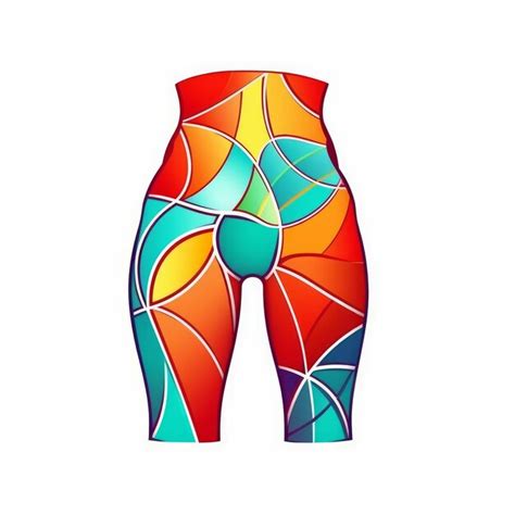 Minimalist Bikini Design Graphic In Colorful Vector Premium AI Generated Image