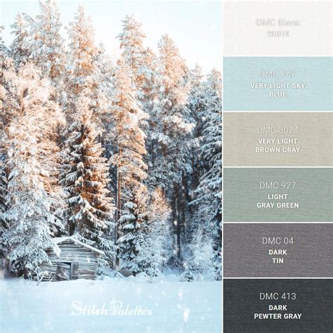 Winter Color Palette Hex