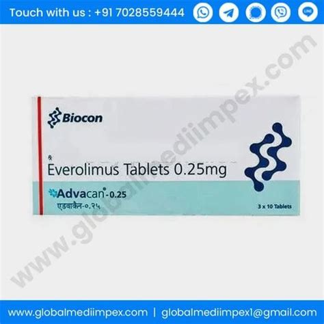 Everolimus Advacan Tablets Biocon At Rs Stripe In Nagpur Id