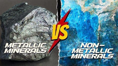 The Difference Between Metallic And Non-Metallic Minerals