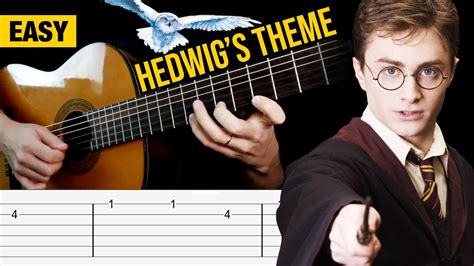 Hedwig S Theme Guitar Tabs Tutorial Harry Potter Youtube