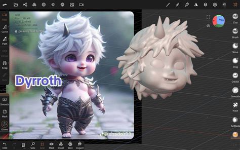 Archivo OBJ Baby dyroth fan art mobile legend 👶 ・Plan de impresión en 3D para descargar・Cults