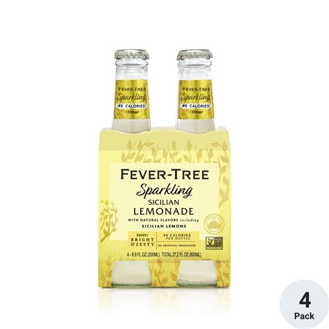 Fever Tree Sparkling Sicilian Lemonade Total Wine More