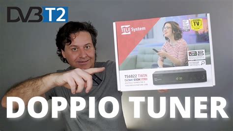 TELESYSTEM TS6822 TWIN DECODER CON DOPPIO DVB T2 YouTube