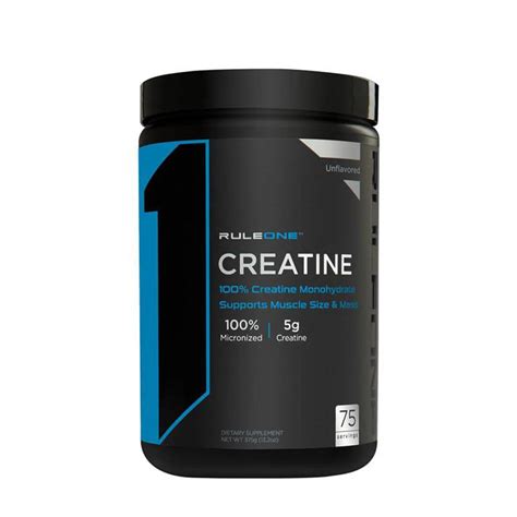 Rule One 100 Micronized Creatine Monohydrate 375 G Zone Nutrition