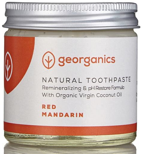 Детская натуральная зубная паста - Georganics Red Mandarin Natural ...