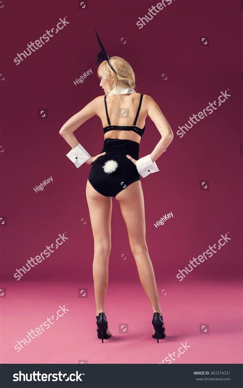 Sexy Fashion Blonde Woman Posing Playboy Stock Photo Edit Now 367274231